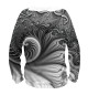 Мужское худи Floral 3D spiral / Vanguard