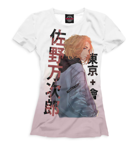 Футболка для девочек с изображением Токийские мстители цвета Белый