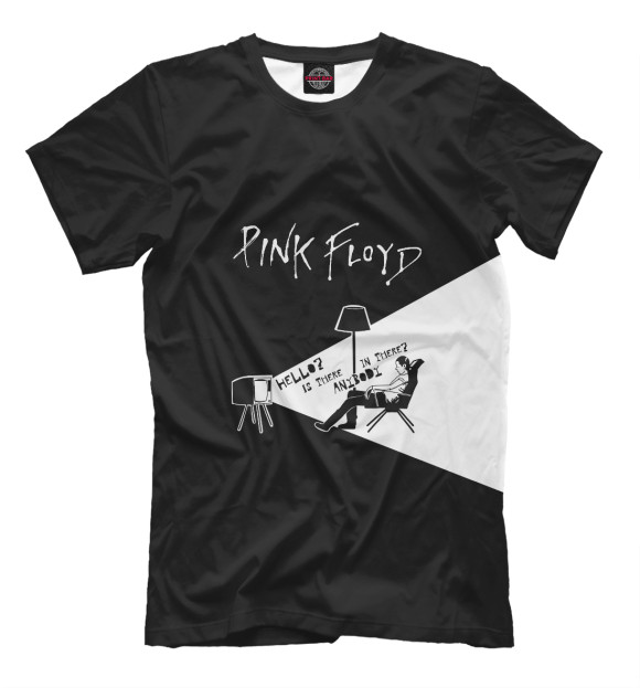Мужская футболка с изображением Pink Floyd цвета Белый
