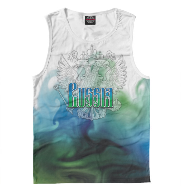 Майка для мальчика с изображением Russia цвета Белый