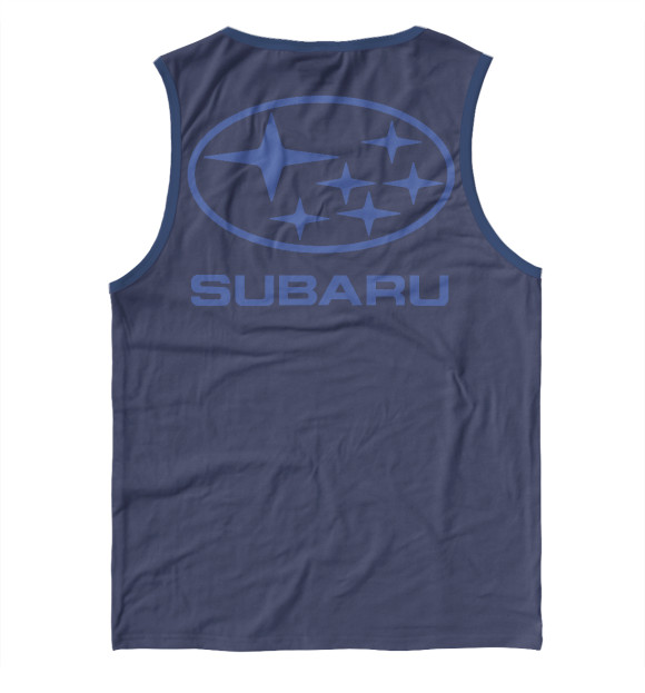 Майка для мальчика с изображением Subaru цвета Белый