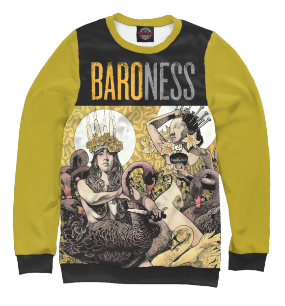 Свитшот для мальчиков с изображением Baroness цвета Белый