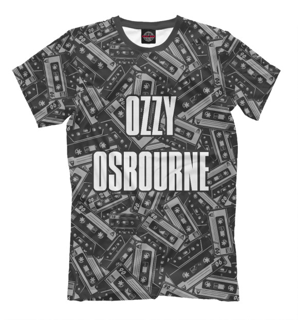 Мужская футболка с изображением Ozzy Osbourne цвета Белый