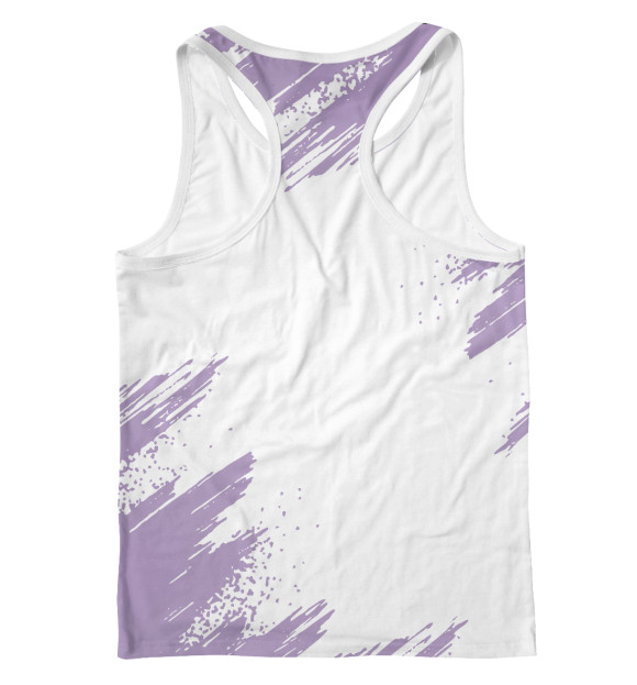 Мужская майка-борцовка с изображением Черепашки-ниндзя Донателло цвета Белый