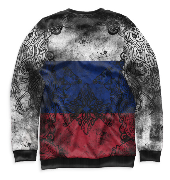 Мужской свитшот с изображением Герб цвета Белый