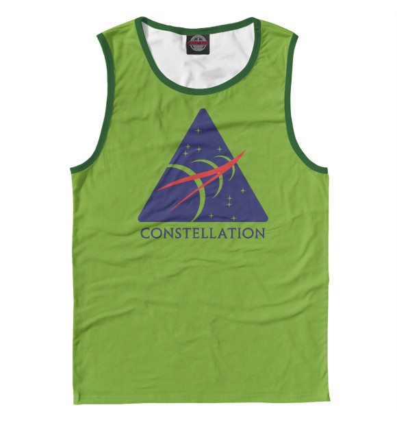 Майка для мальчика с изображением Constellation Logo цвета Белый