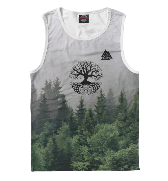 Майка для мальчика с изображением Славянские символы цвета Белый