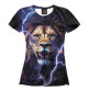 Женская футболка Лев