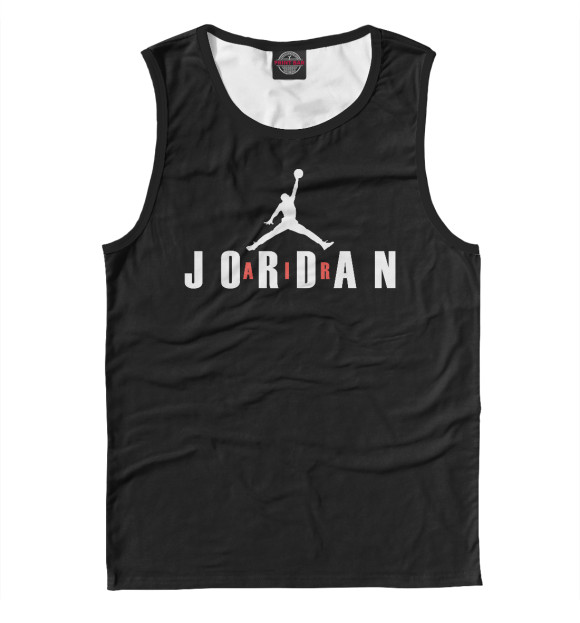 Майка для мальчика с изображением Air Jordan (Аир Джордан) цвета Белый