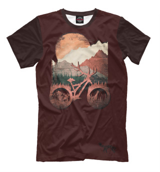 Мужская футболка Enduro deer bike