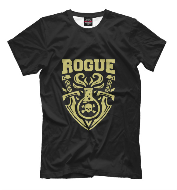 Мужская футболка с изображением Rogue цвета Белый
