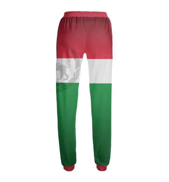 Женские спортивные штаны с изображением Таджикистан цвета Белый