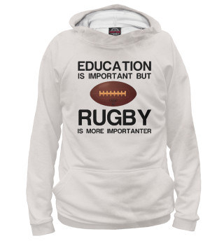 Худи для мальчика Education and rugby