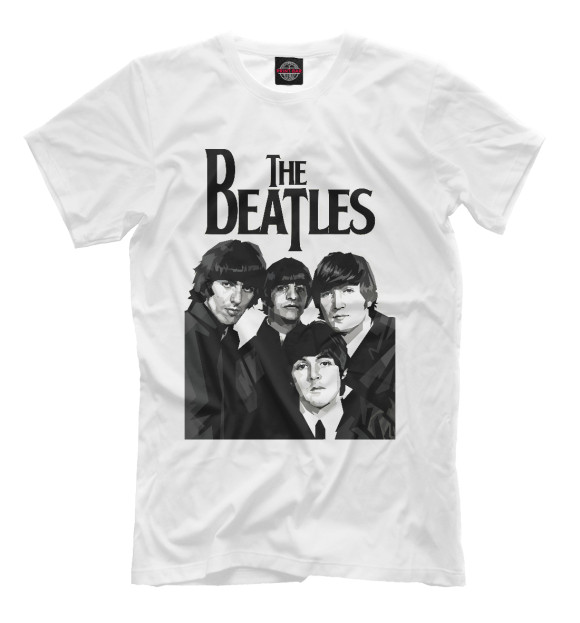 Футболка для мальчиков с изображением The Beatles цвета Белый