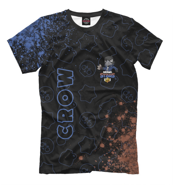 Футболка для мальчиков с изображением Brawl Stars Crow цвета Белый