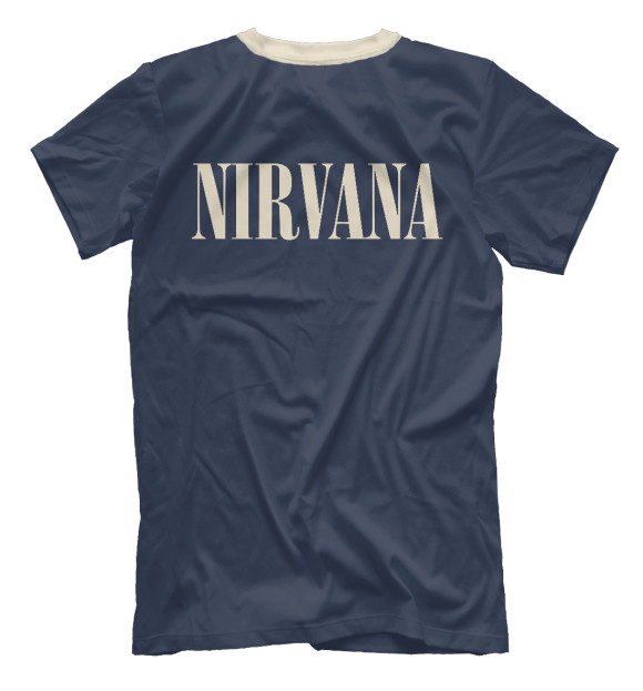 Футболка для мальчиков с изображением Nirvana цвета Белый