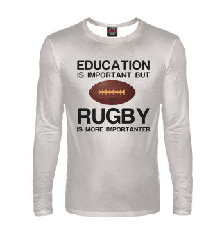 Лонгслив для мальчика Education and rugby