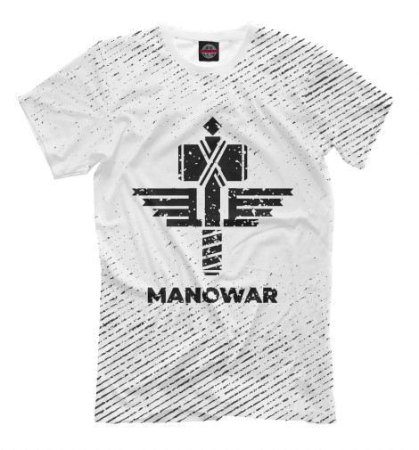 Футболки Print Bar Manowar гранж светлый manowar best of manowar the hell of steel jewelbox cd