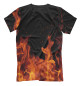 Мужская футболка Роблокс огонь | Пожарный