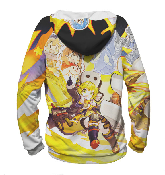 Мужское худи с изображением Хук цвета Белый