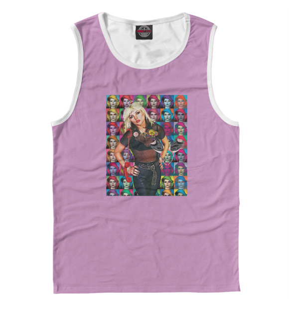 Майка для мальчика с изображением Blondie цвета Белый