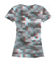 Женская футболка Пиксельный камуфляж