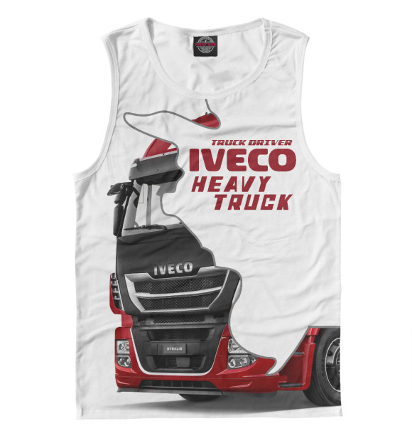 Майка для мальчика с изображением IVECO цвета Белый