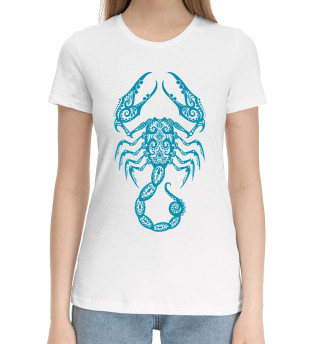 Хлопковая футболка для девочек Зодиак - Скорпион