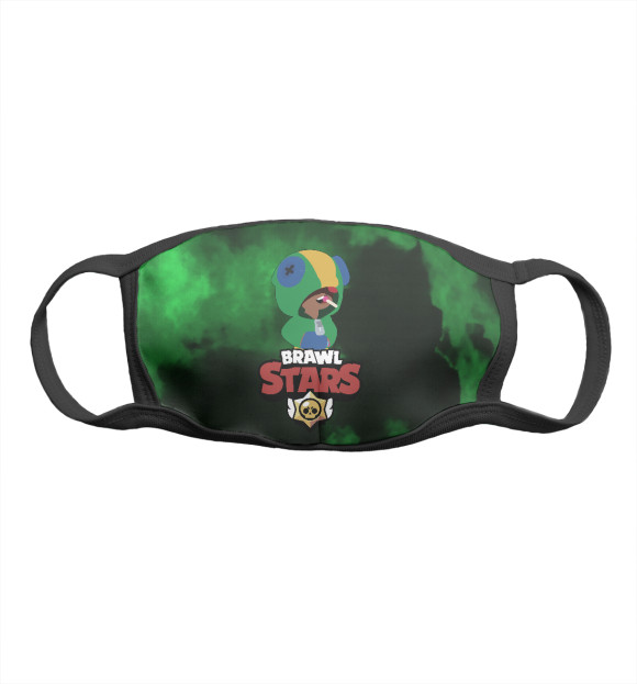 Маска тканевая с притом Brawl Stars: Leon цвета Белый Маска тканевая с изображением Brawl Stars: Leon цвета Белый