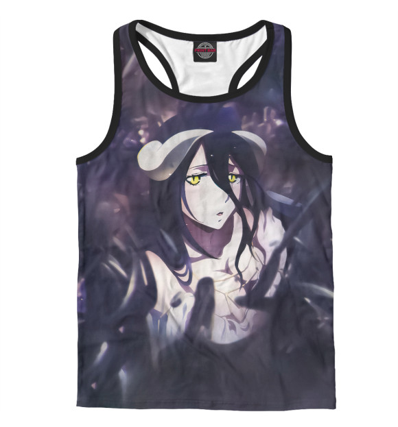 Мужская майка-борцовка с изображением Overlord цвета Белый