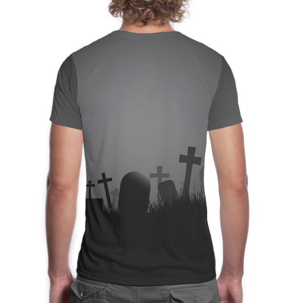 Мужская футболка с изображением Дима Масленников цвета Белый