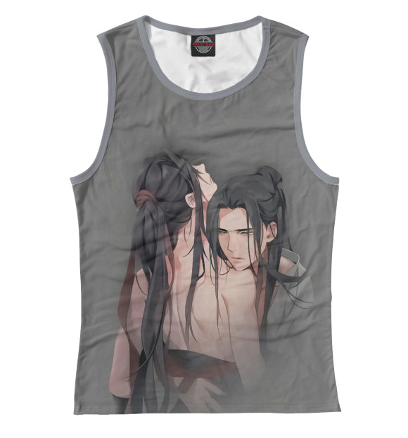 Майка для девочки с притом Магистр дьявольского культа цвета Белый Майка для девочки с изображением Магистр дьявольского культа цвета Белый