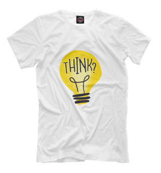 Мужская футболка Think