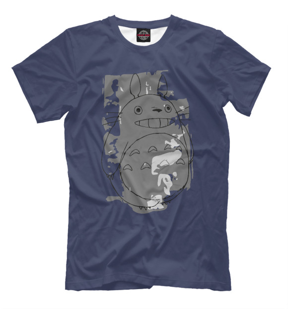 Футболка для мальчиков с изображением Totoro цвета Белый