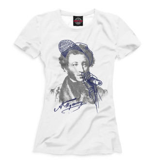 Женская футболка Александр Сергеевич Пушкин