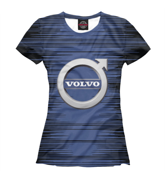 Женская футболка с изображением Volvo Cars цвета Белый