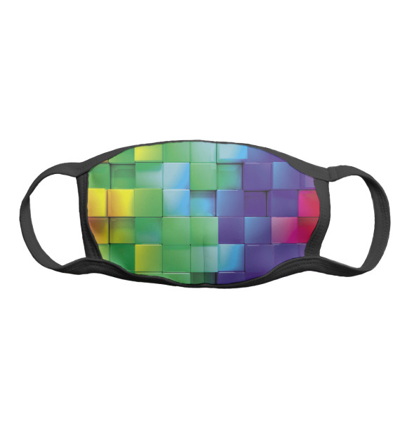Маска тканевая с притом 3D pattern / Color цвета Белый Маска тканевая с изображением 3D pattern / Color цвета Белый