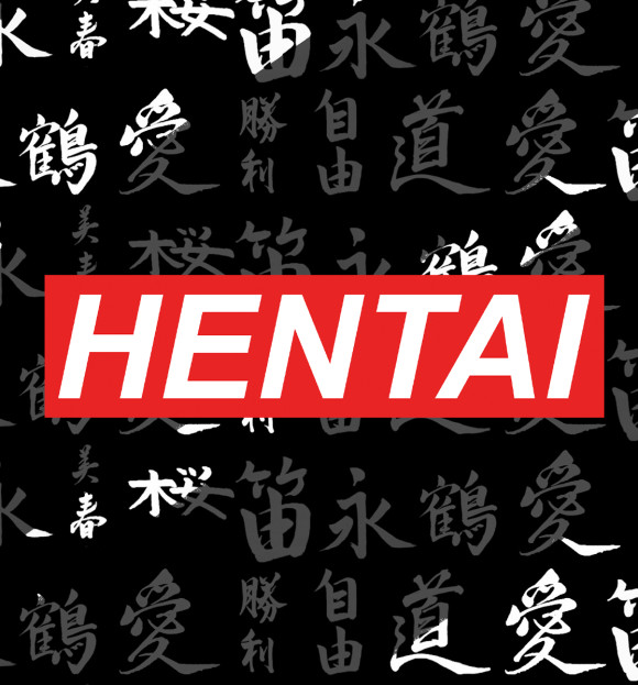 Женская футболка с изображением Hentai цвета Белый