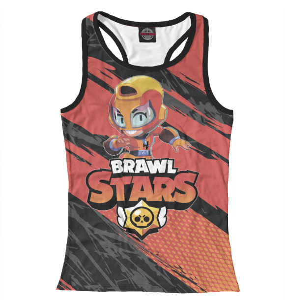 Женская майка-борцовка с изображением Max цвета Белый