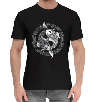 Хлопковая футболка для мальчиков Рыбный Инь Янь