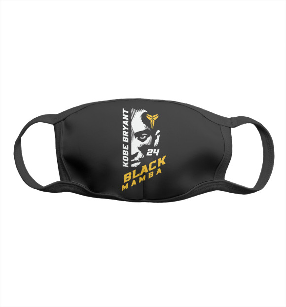 Маска тканевая с изображением Kobe - Black Mamba цвета Белый