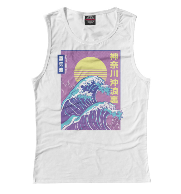 Майка для девочки с изображением Big Vaporwave цвета Белый