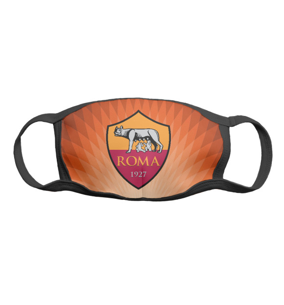 Маска тканевая с изображением ROMA цвета Белый