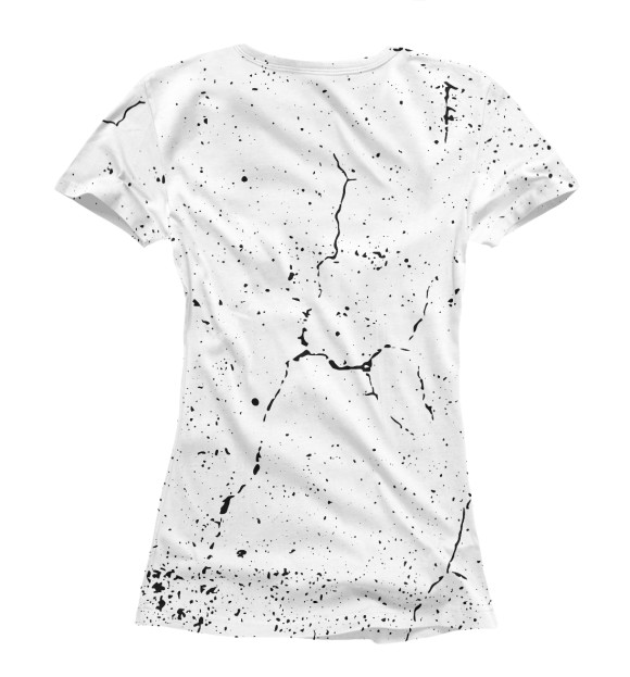 Женская футболка с изображением Banksy Бэнкси панда цвета Белый