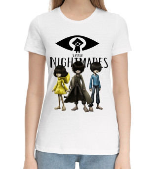 Хлопковая футболка для девочек Little Nightmares