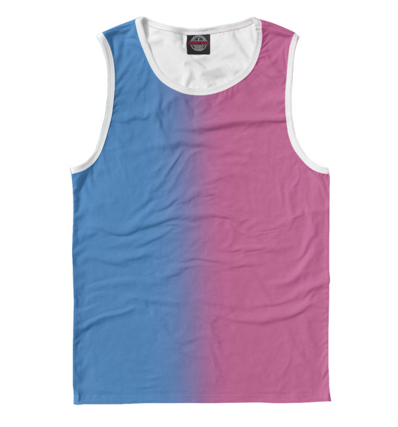 Майка для мальчика с изображением Pinkblue цвета Белый