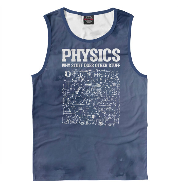 Майка для мальчика с изображением Physicists Teacher цвета Белый