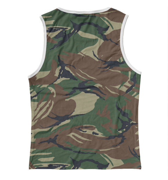 Майка для девочки с притом Внутренние войска цвета Белый Майка для девочки с изображением Внутренние войска цвета Белый