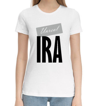 Хлопковая футболка для девочек Ira