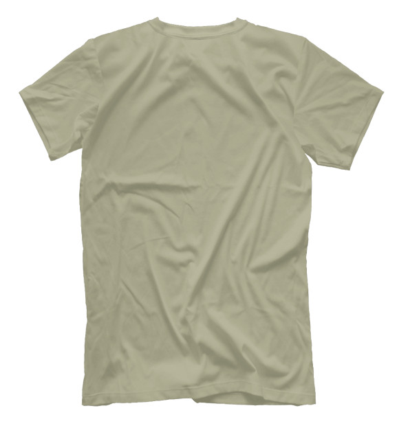 Мужская футболка с изображением Гараж цвета Белый